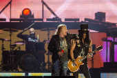 Guns N' Roses se apresenta no palco Mundo no Rock In Rio 2017