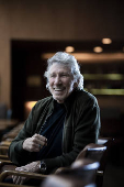 Retrato do cantor ingls Roger Waters