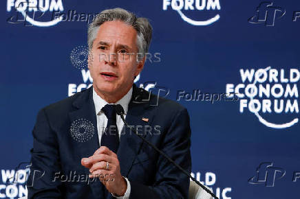 U.S. Secretary of State Antony Blinken attends the World Economic Forum (WEF) in Riyadh