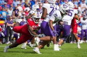 NCAA Football: Texas Christian at Kansas