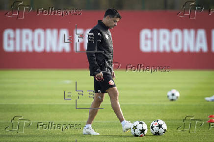 Entrenamiento del Girona FC