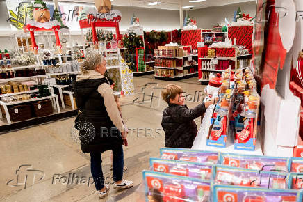 Target store on the week of Black Friday shopping in Chicago