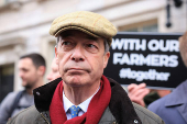 Demonstration in support of farmers, in London