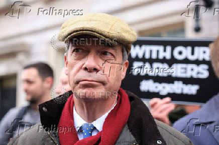 Demonstration in support of farmers, in London