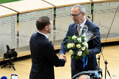 Plenum session of Saxony state parliament, in Dresden