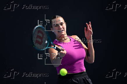 Australian Open practice session