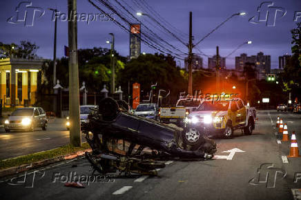 Captao de imagens de um acidente de trnsito em SJC