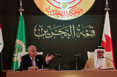 Press Conference by Arab League Secretary General and Bahrain Foreign Minister after the 33rd Arab Summit