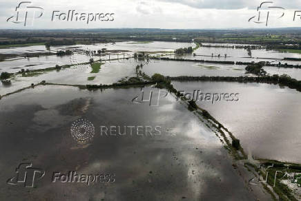 Heavy rain and localised flooding for areas of Britain, near Bicester