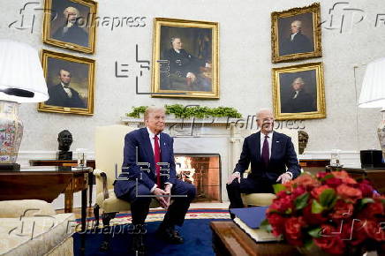 US President Biden hosts President-elect Trump at the White House