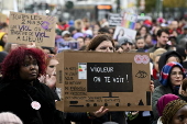 Rally in Brussels ahead of International Day for the Elimination of Violence against Women