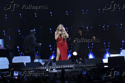 Show da cantora Mariah Carey em So Paulo.