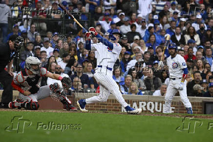 MLB: Cincinnati Reds at Chicago Cubs