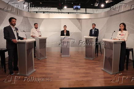 Debate Folha/UOL entre os candidatos  Prefeitura de SP