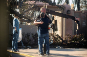 Aftermath of the Mountain Fire in Camarillo, California