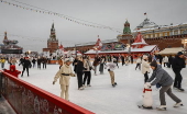 Christmas and New Year preparations in Moscow