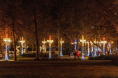 'Gardens of Light' Christmas illumination in Plock