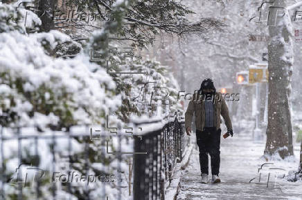 Intensas nevadas en Nueva York