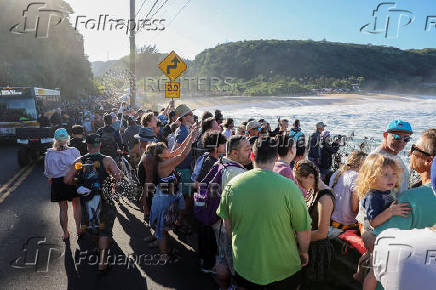 Eddie Aikau Big Wave Invitational surfing event at Waimea Bay