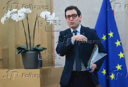 EU Commission weekly college meeting in Brussels