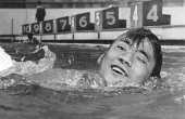 1952O nadador Tetsuo Okamoto na