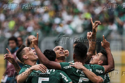 Partida entre Palmeiras e Grmio - Campeonato Brasileiro 2018