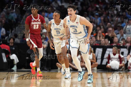 NCAA Basketball: NCAA Tournament West Regional-Alabama vs North Carolina