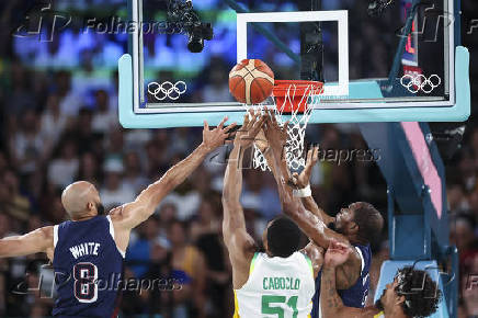 Quartas de final de basquete masculino entre o Brasil e os EUA