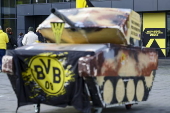 Protest at General Meeting of Borussia Dortmund