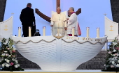 Pope Francis visits Corsica