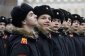 Rehearsal for 79th anniversary of Victory Day parade in St. Petersburg