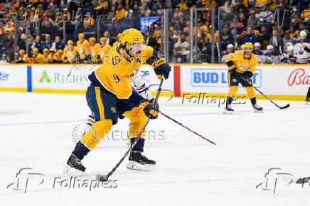 NHL: Edmonton Oilers at Nashville Predators