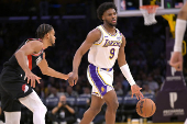 NBA: Portland Trail Blazers at Los Angeles Lakers