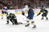 NHL: St. Louis Blues at Minnesota Wild