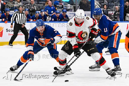 NHL: Ottawa Senators at New York Islanders