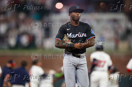 MLB: Miami Marlins at Atlanta Braves