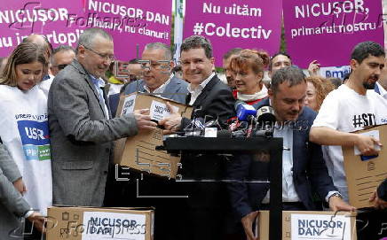 Acting Mayor of Bucharest Nicusor Dan announces his candidacy for new term