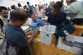 Distribution of Electronic Voting Machines (EVM) on the eve of Kashmir state elections 2024