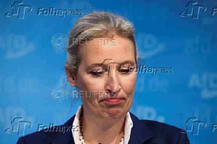 AFD press conference after Brandenburg elections