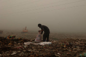 Smoggy morning in Peshawar