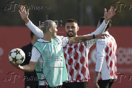 Entrenamiento del Girona FC