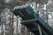 Patriot launchers at Polish military base