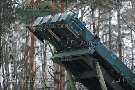 Patriot launchers at Polish military base