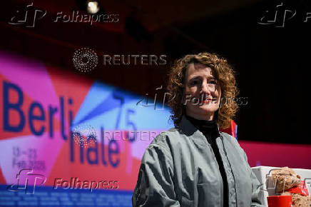 Director Tricia Tuttle poses ahead of the 75th Berlinale International Film Festival in Berlin