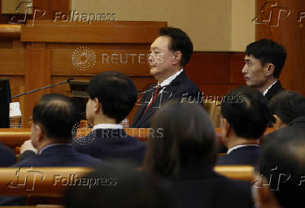 South Korean President Yoon attends impeachment trial hearing