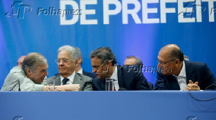 Acio Neves, FHC e Alckmin no Encontro Nacional de Prefeitos