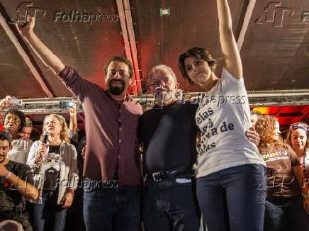 Guilherme Boulos, Lula e Manuela D'vila