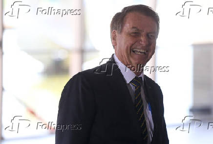 O presidente Jair Bolsonaro durante o Brics