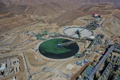 A general view of Anglo American's Quellaveco copper mine in Peru