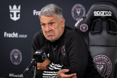 Inter Miami Head Coach Gerardo Tata Martino press conference in Fort Lauderdale